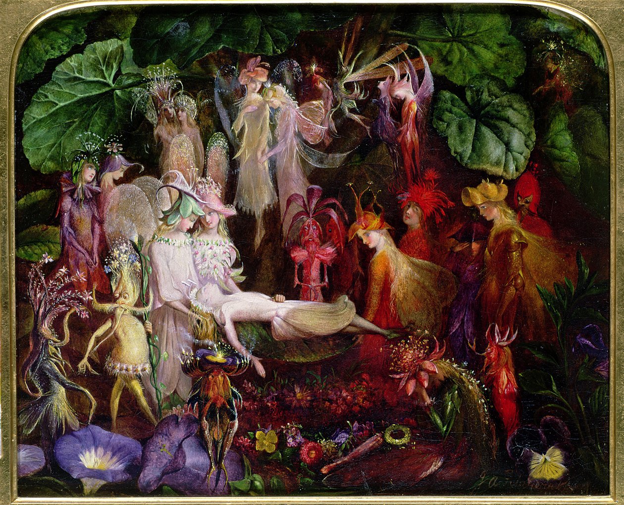 Il Funerale della Fata da John Anster Fitzgerald