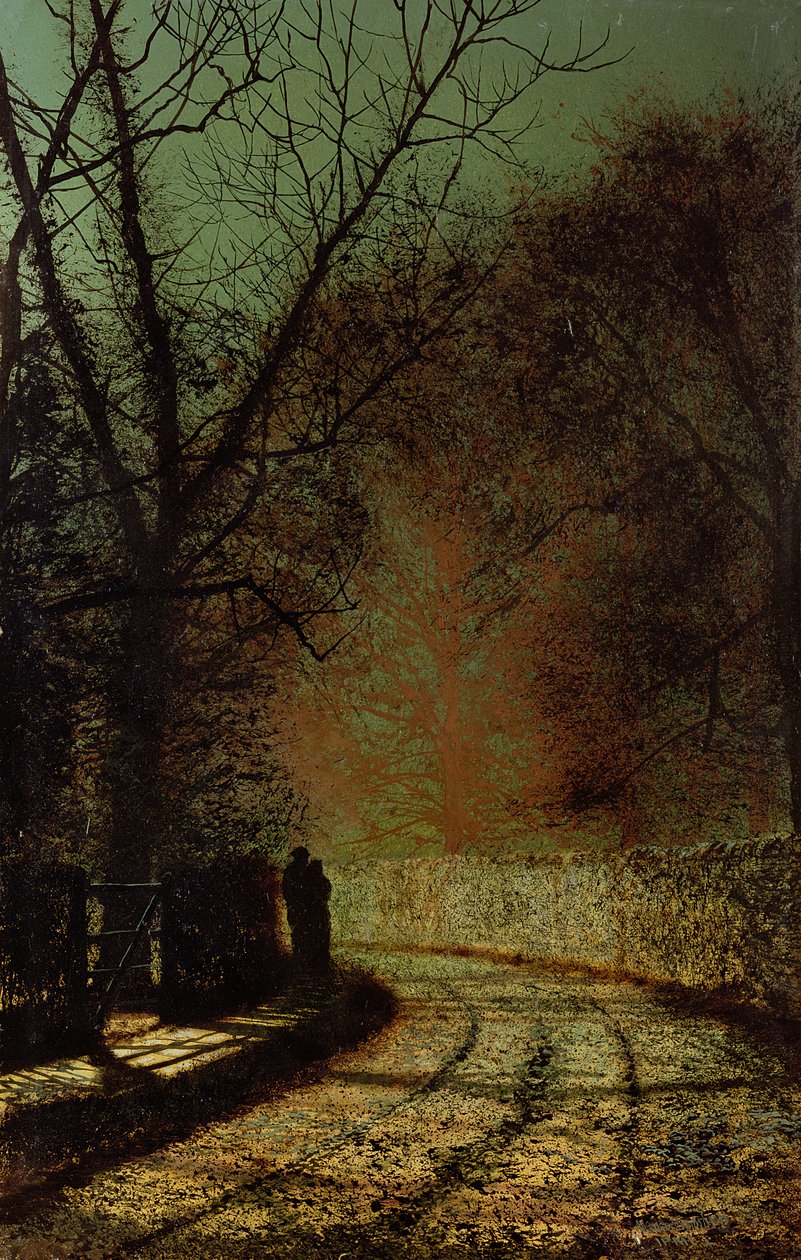 Gli amanti da John Atkinson Grimshaw
