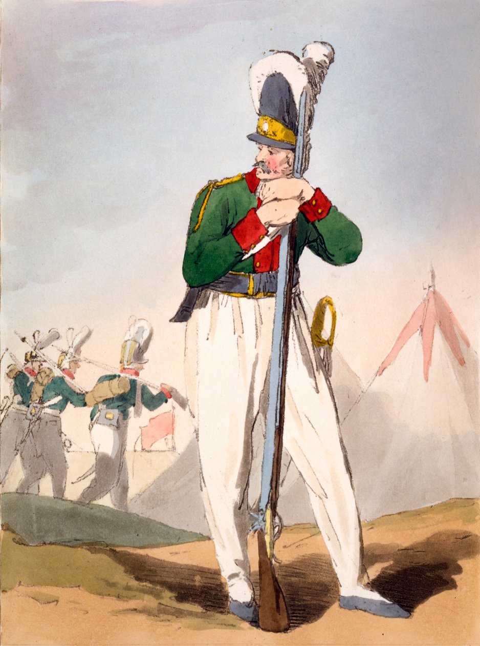 Soldato russo, illustrazione da 