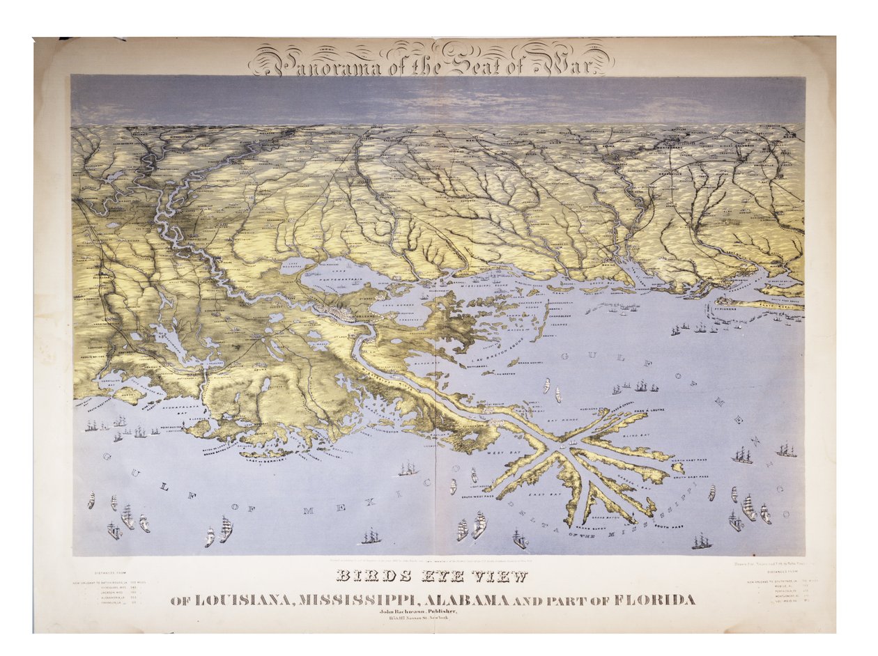 Panorama del teatro di guerra: vista a volo d