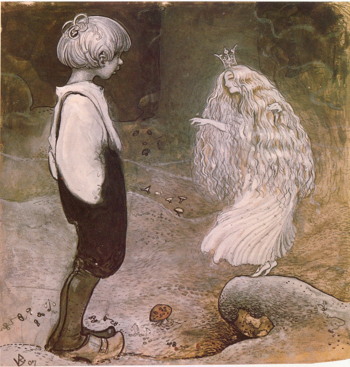 In quel momento fu trasformata per magia in una meravigliosa piccola fata da John Bauer
