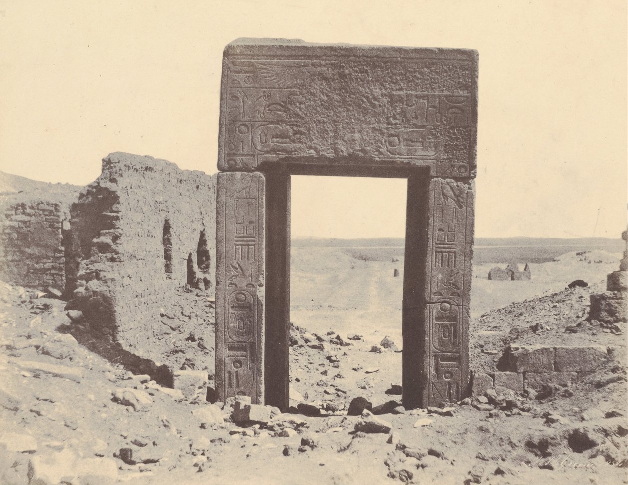 (El Assasif, Porta di granito rosa, n. 2) da John Beasly Greene