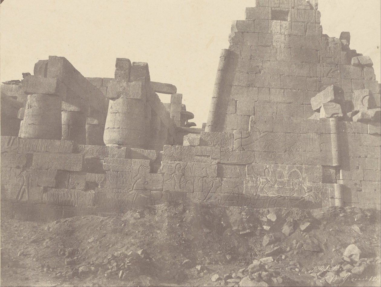 (Karnac, Sala Ipostila, Muro del Nord, Faccia Esterna, N°1 bis) da John Beasly Greene