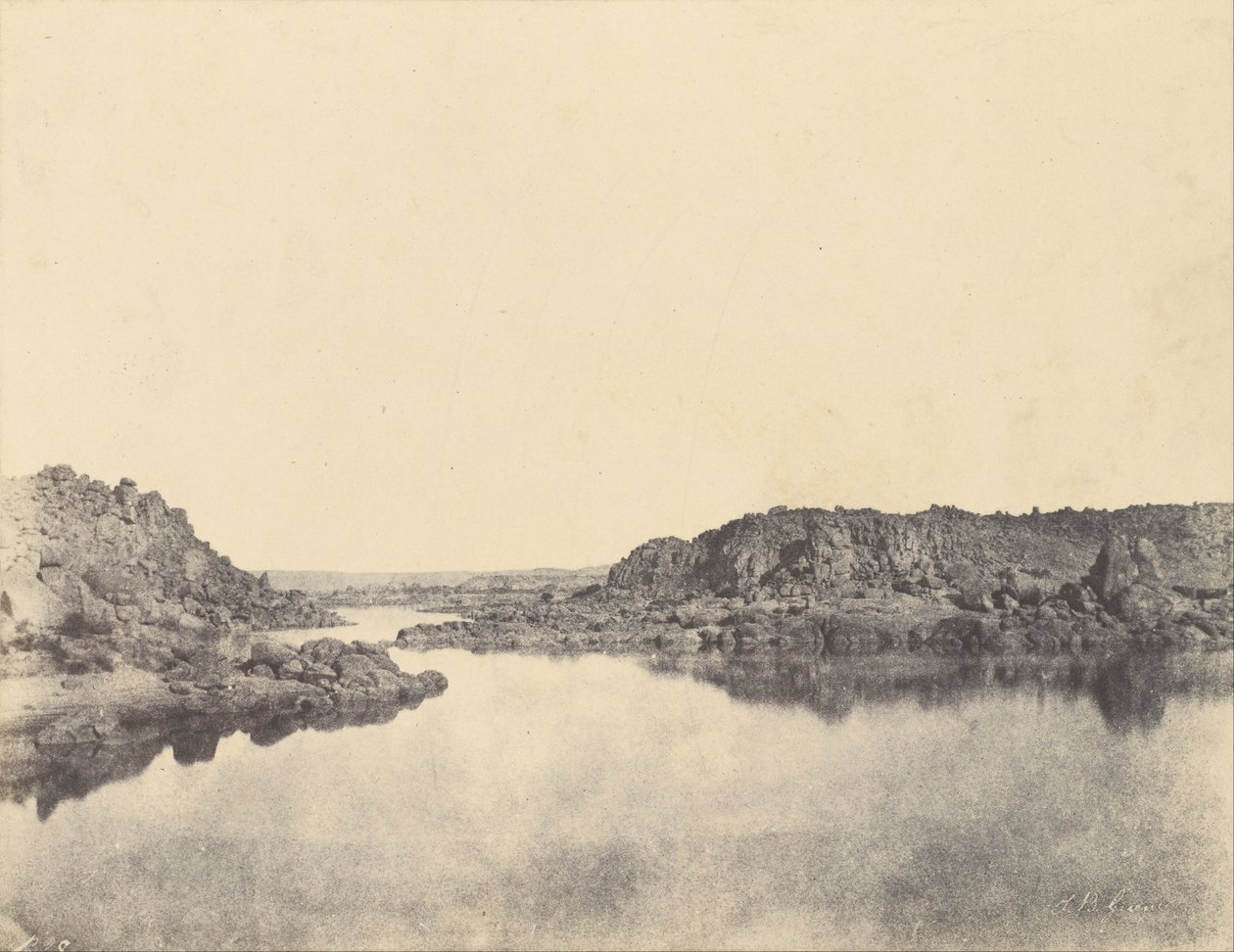 Prima cataratta presa da Philae da John Beasly Greene