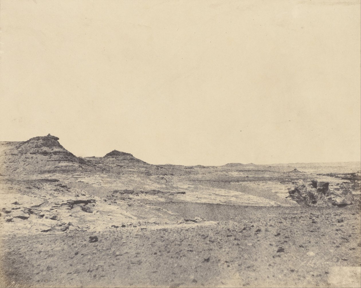 Studio del terreno vicino a Gebel Abousir, 2ª cataratta da John Beasly Greene