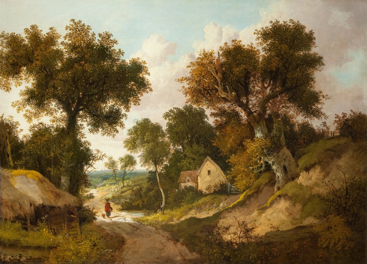Una Stradina di Campagna nel Norfolk, 1878 da John Berney Ladbrooke