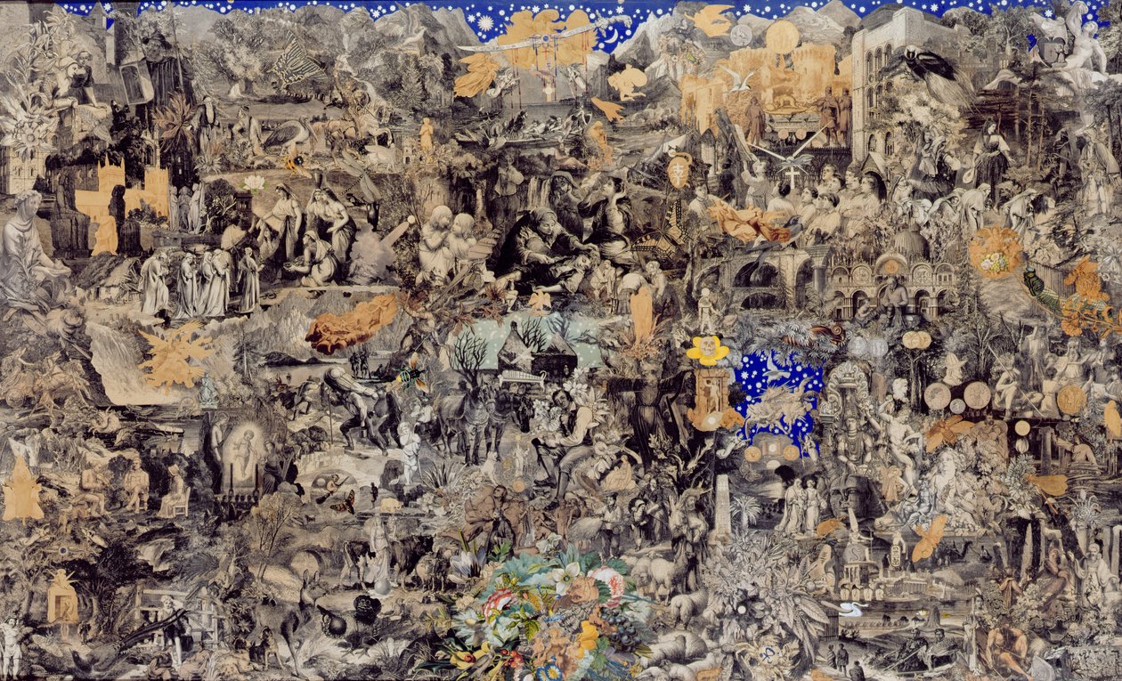 Collage vittoriano, 1865 da John Bingley Garland