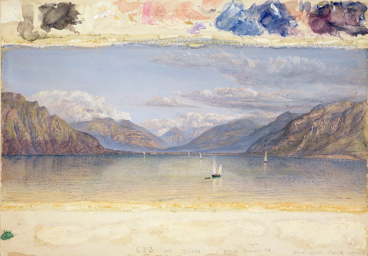 Le montagne di St. Gingolph, 1861 da John Brett