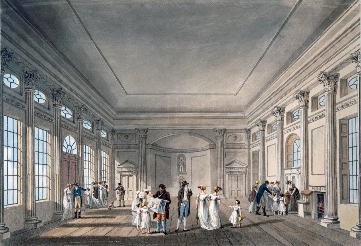 La Sala delle Pompe, Bath da John Claude Nattes