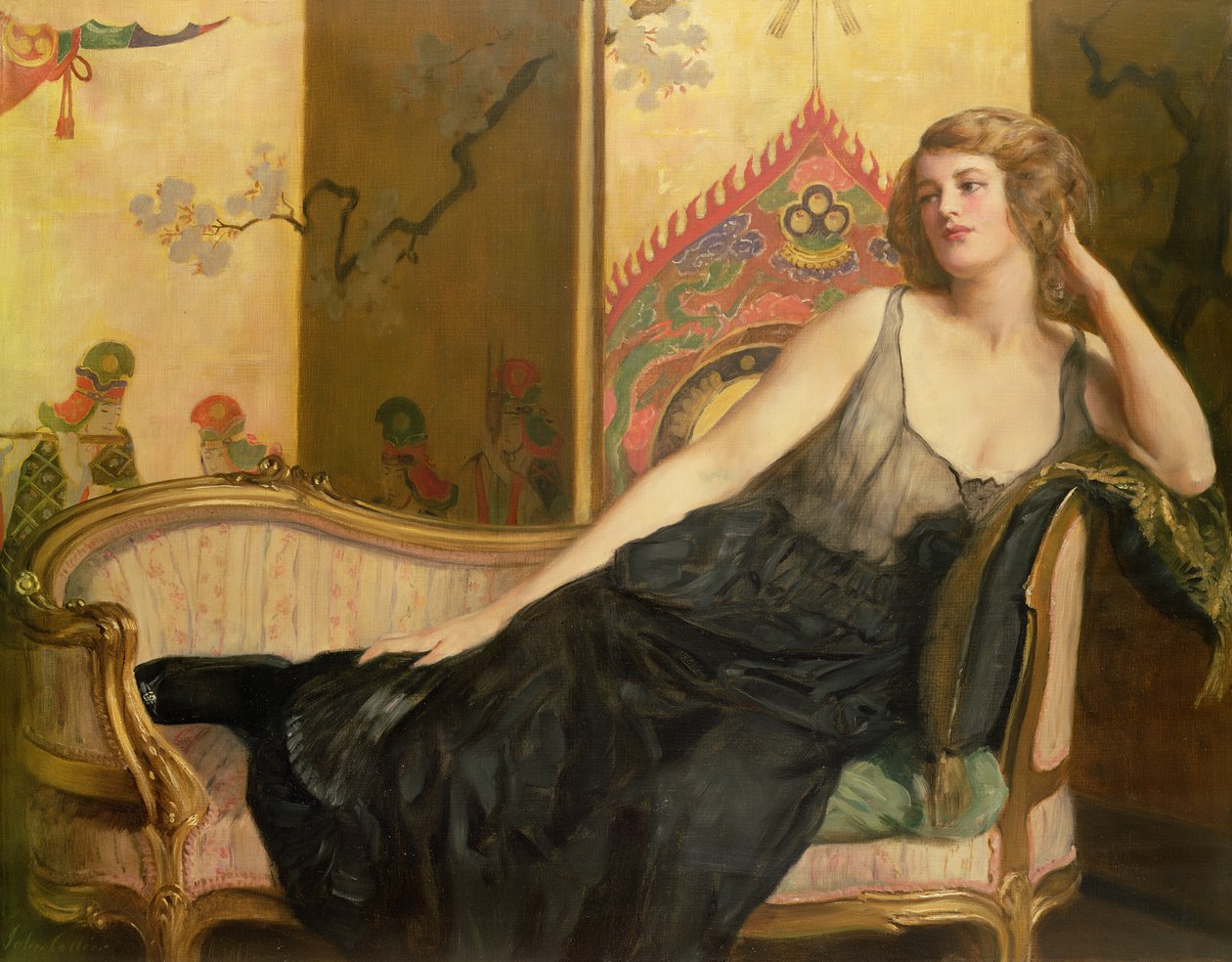 Donna reclinata da John Collier