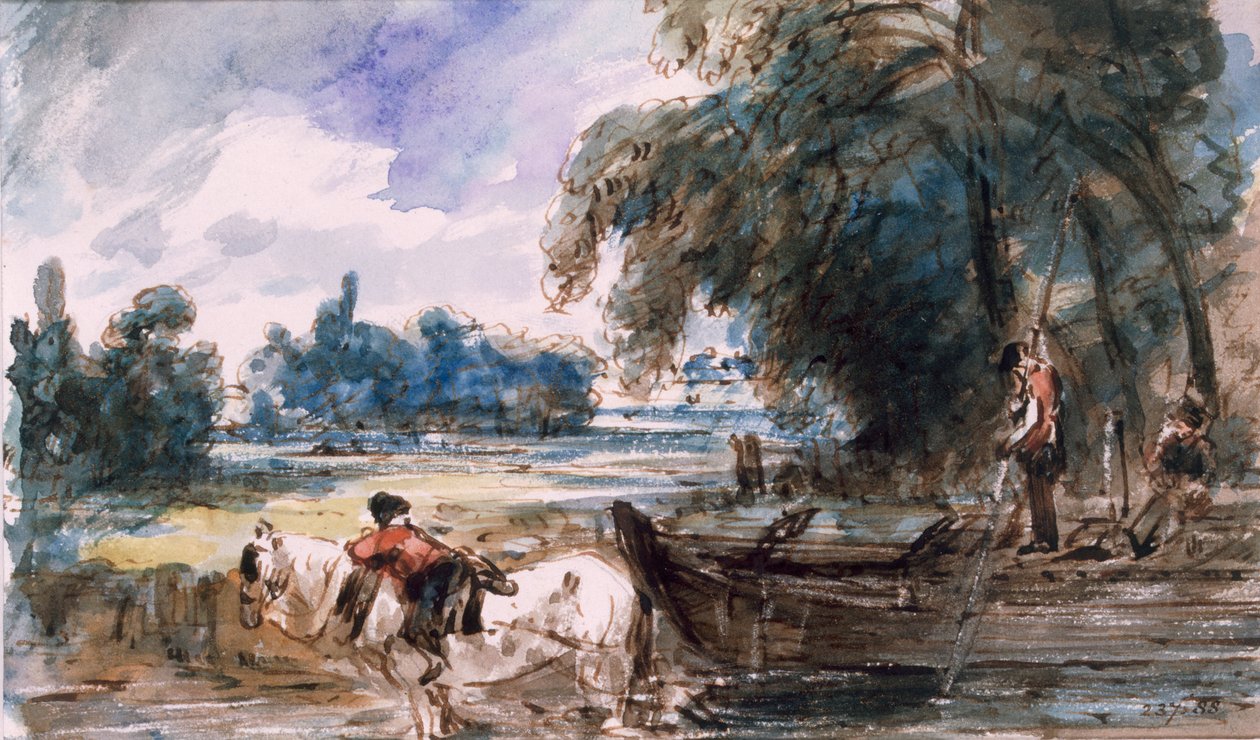 Una chiatta sullo Stour da John Constable