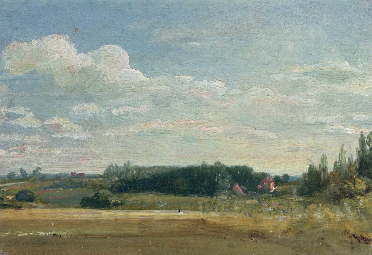 Una vista verso il Rettorato, East Bergholt da John Constable
