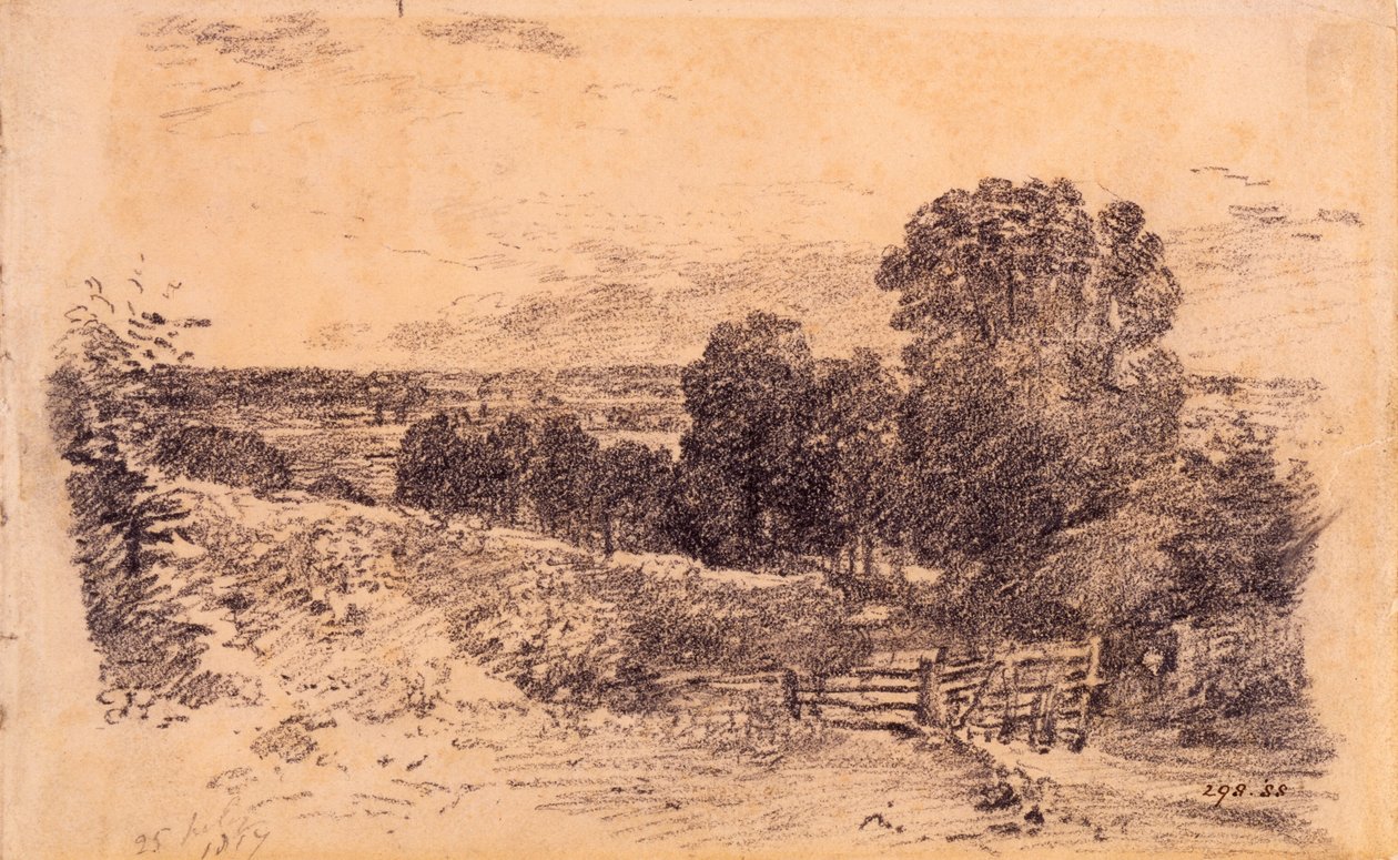 Un vicolo vicino a East Bergholt da John Constable