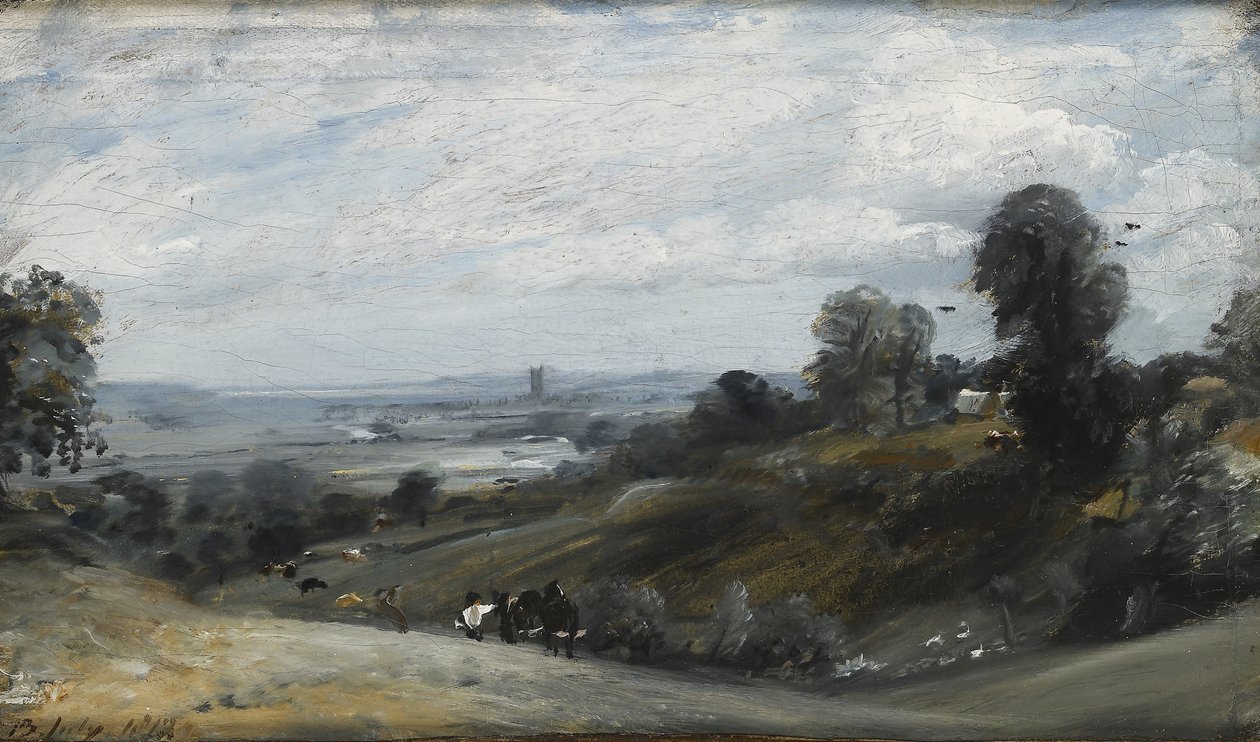 Dedham Vale da Langham, XIX secolo da John Constable