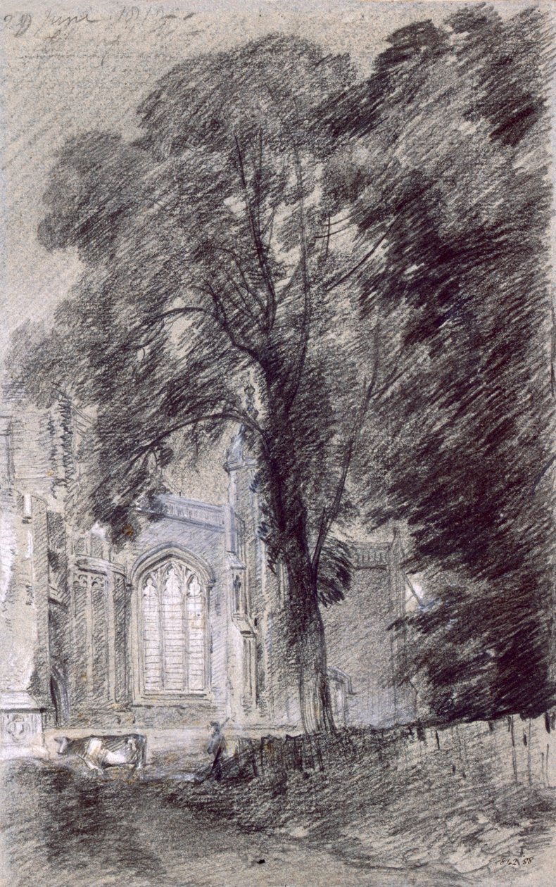 Chiesa di East Bergholt - Estremità ovest da John Constable