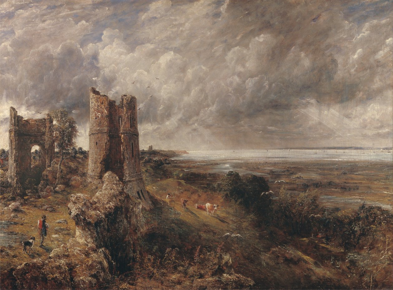 Castello di Hadleigh, la foce del Tamigi - Mattina dopo una notte tempestosa da John Constable