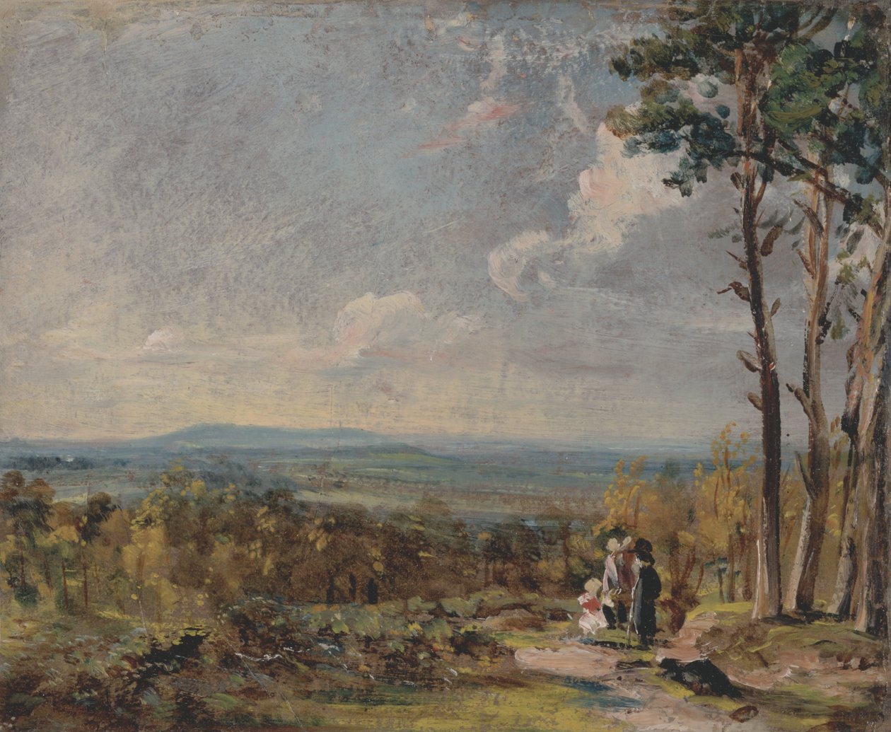 Hampstead Heath guardando verso Harrow da John Constable