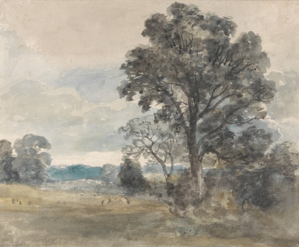 Paesaggio a East Bergholt da John Constable