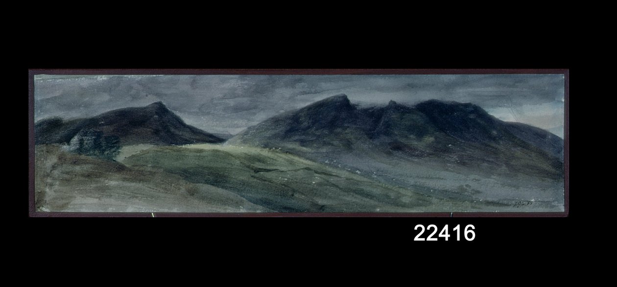 Saddleback e parte di Skiddaw, da Lonscale Fell, 21 settembre 1806 da John Constable
