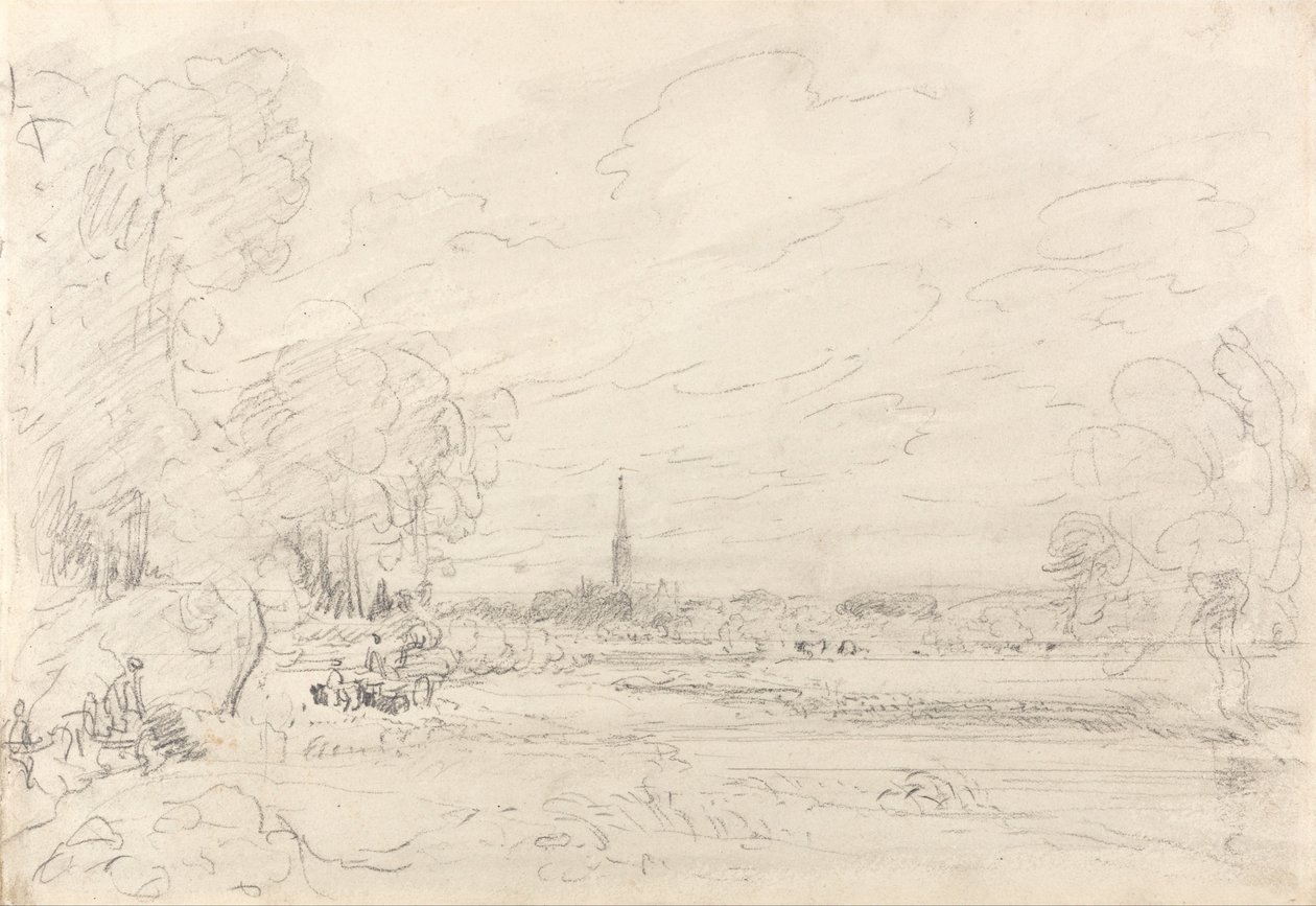 Cattedrale di Salisbury dai prati da John Constable