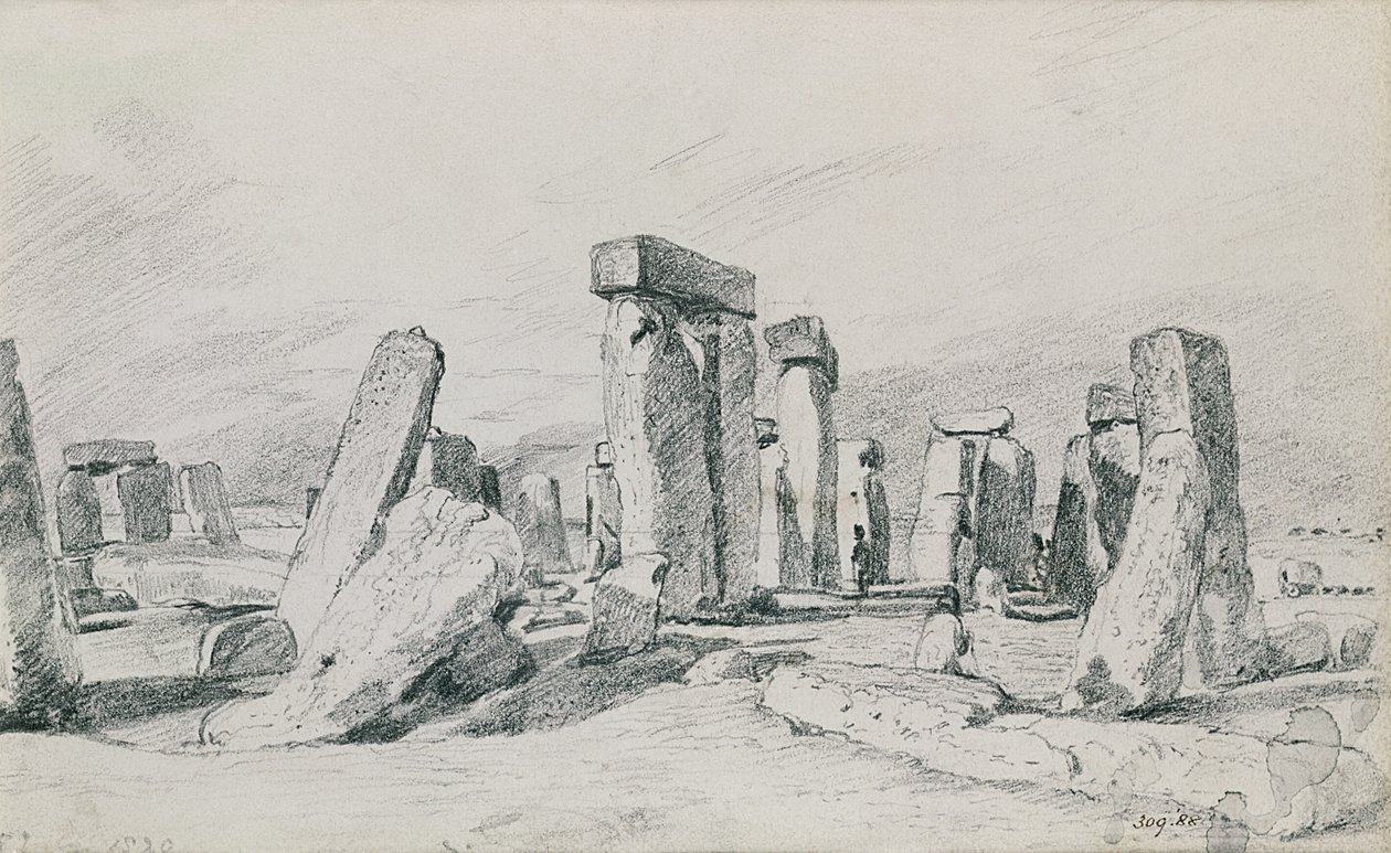 Stonehenge, Wiltshire, 1820 da John Constable
