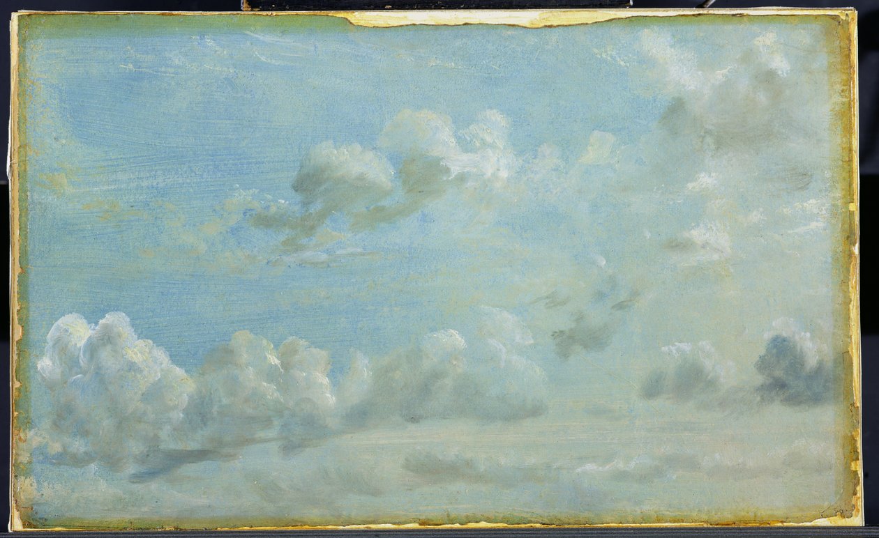 Studio di nuvole cumulus, 1822 da John Constable