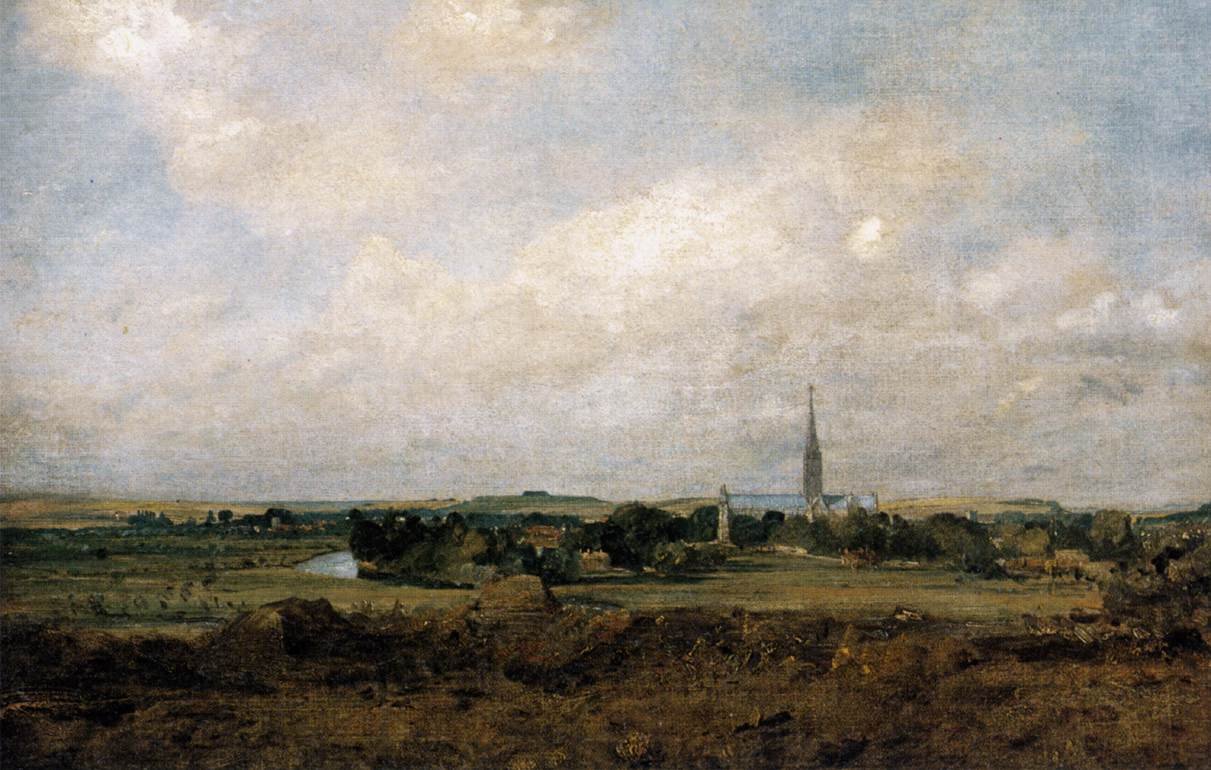 Vista di Salisbury da John Constable