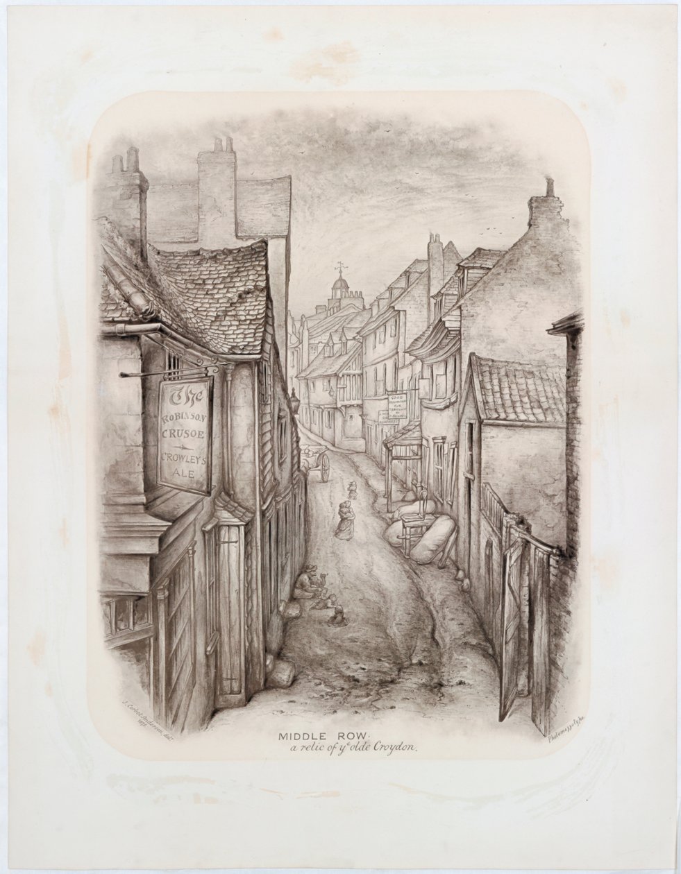 Middle Row, Croydon, 1875 da John Corbet Anderson