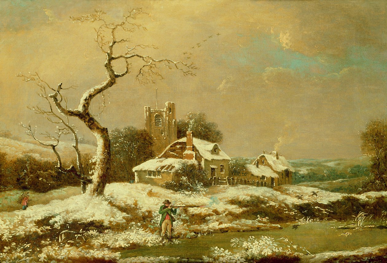 Paesaggio innevato da John Cranch