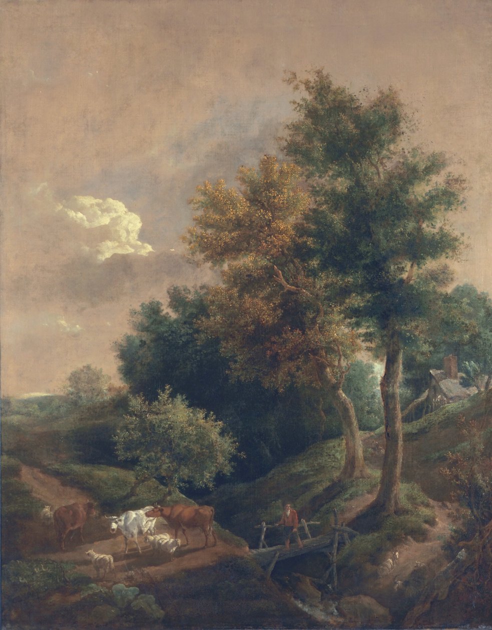 Il bordo di un comune, c.1815 da John Crome