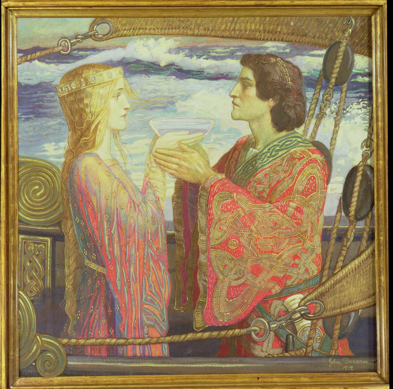 Tristano e Isotta, 1912 da John Duncan