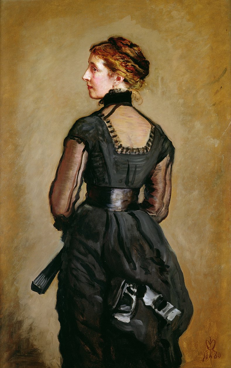 Mrs Perugini, seconda figlia di Charles Dickens, 1880 da John Everett Millais