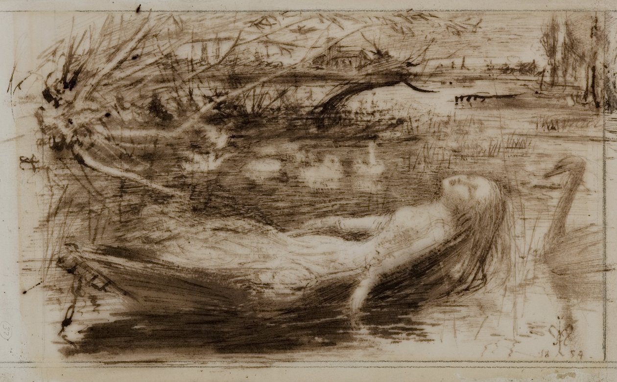 La dama di Shalott da John Everett Millais