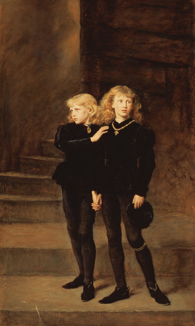 I principi Edoardo e Riccardo nella Torre, 1878 da John Everett Millais