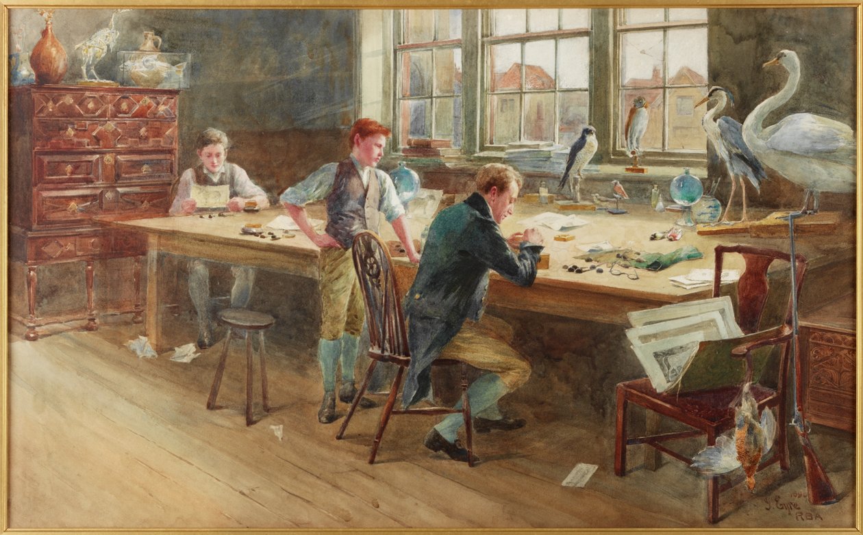 Il maestro incisore, 1896 da John W. Eyres