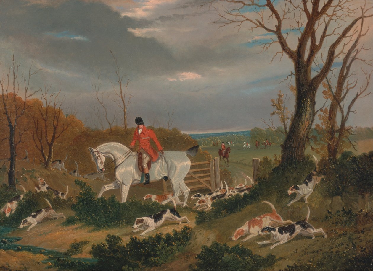La caccia nel Suffolk - Andando a coprire vicino a Herringswell da John F. Herring