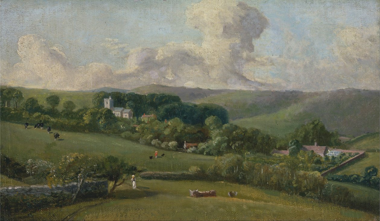 Osmington- Una Vista sul Villaggio da John Fisher