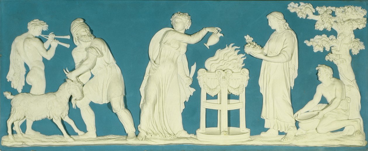 Scena bacchica, placca di Wedgwood da John Flaxman