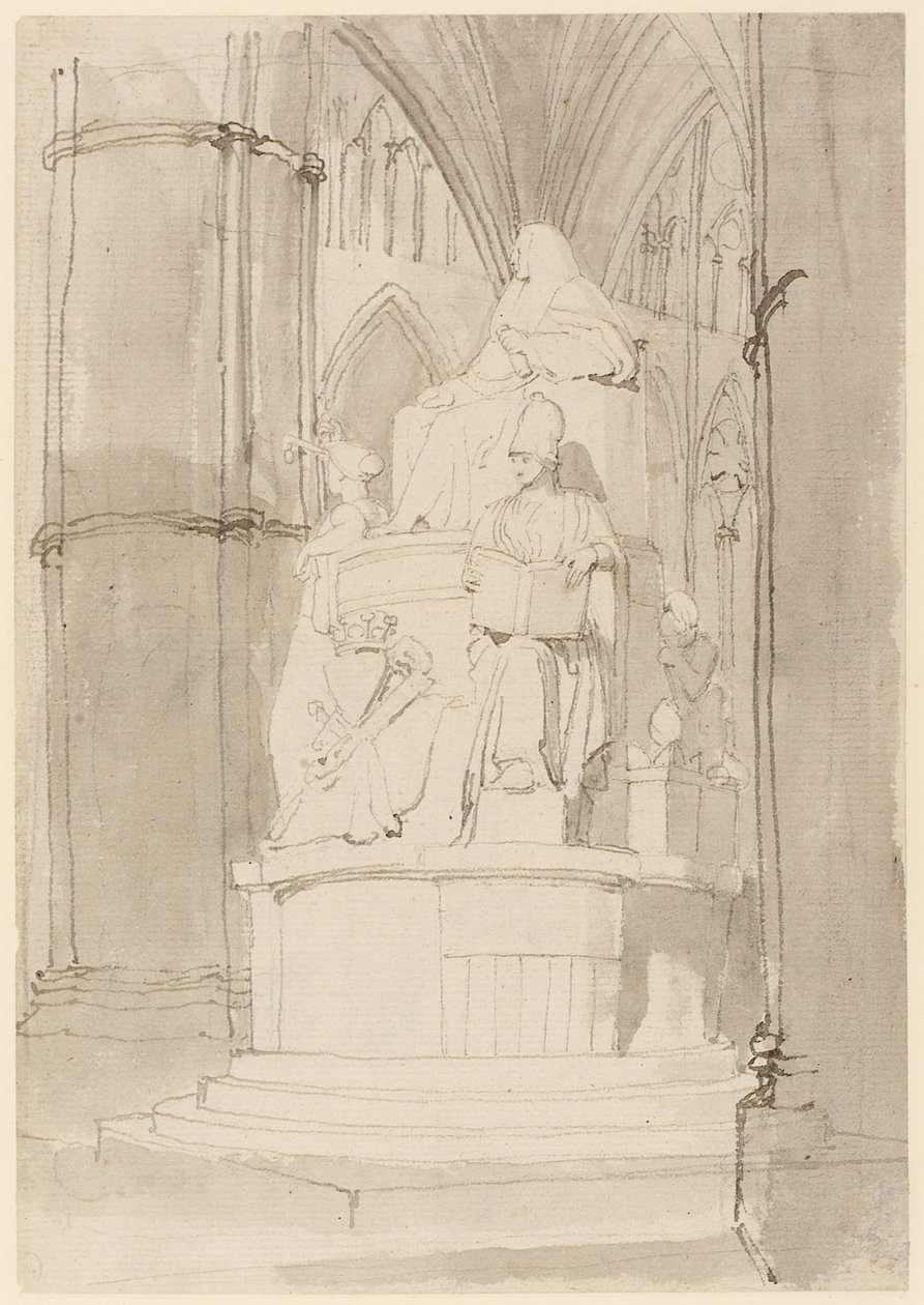 Design per il monumento di Lord Mansfield, Abbazia di Westminster da John Flaxman