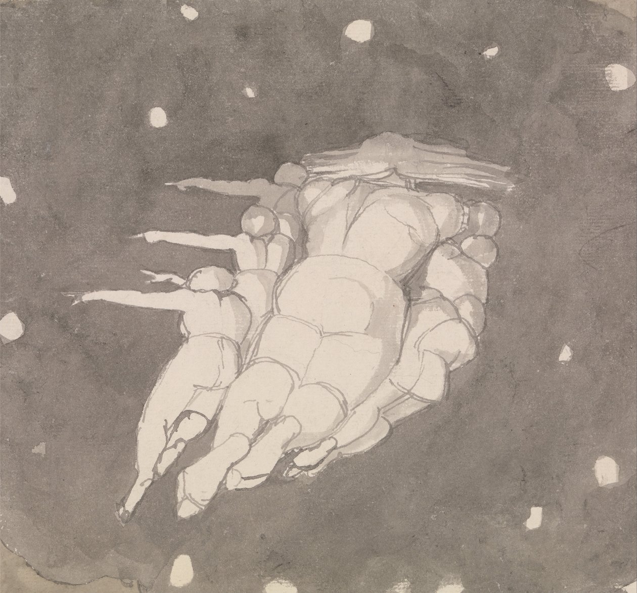 La creazione dei cieli da John Flaxman