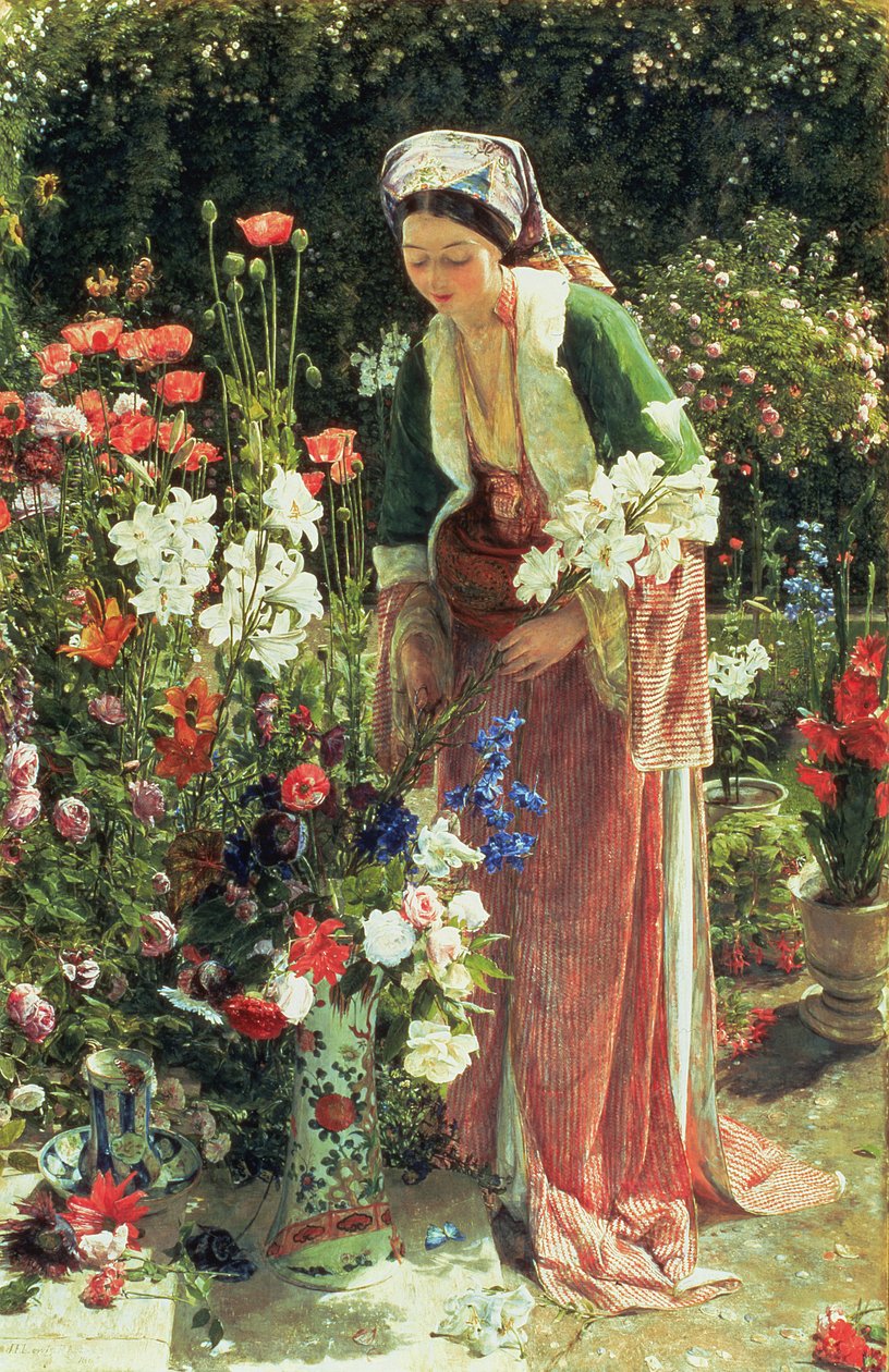 Nel giardino del Bey, 1865 da John Frederick Lewis