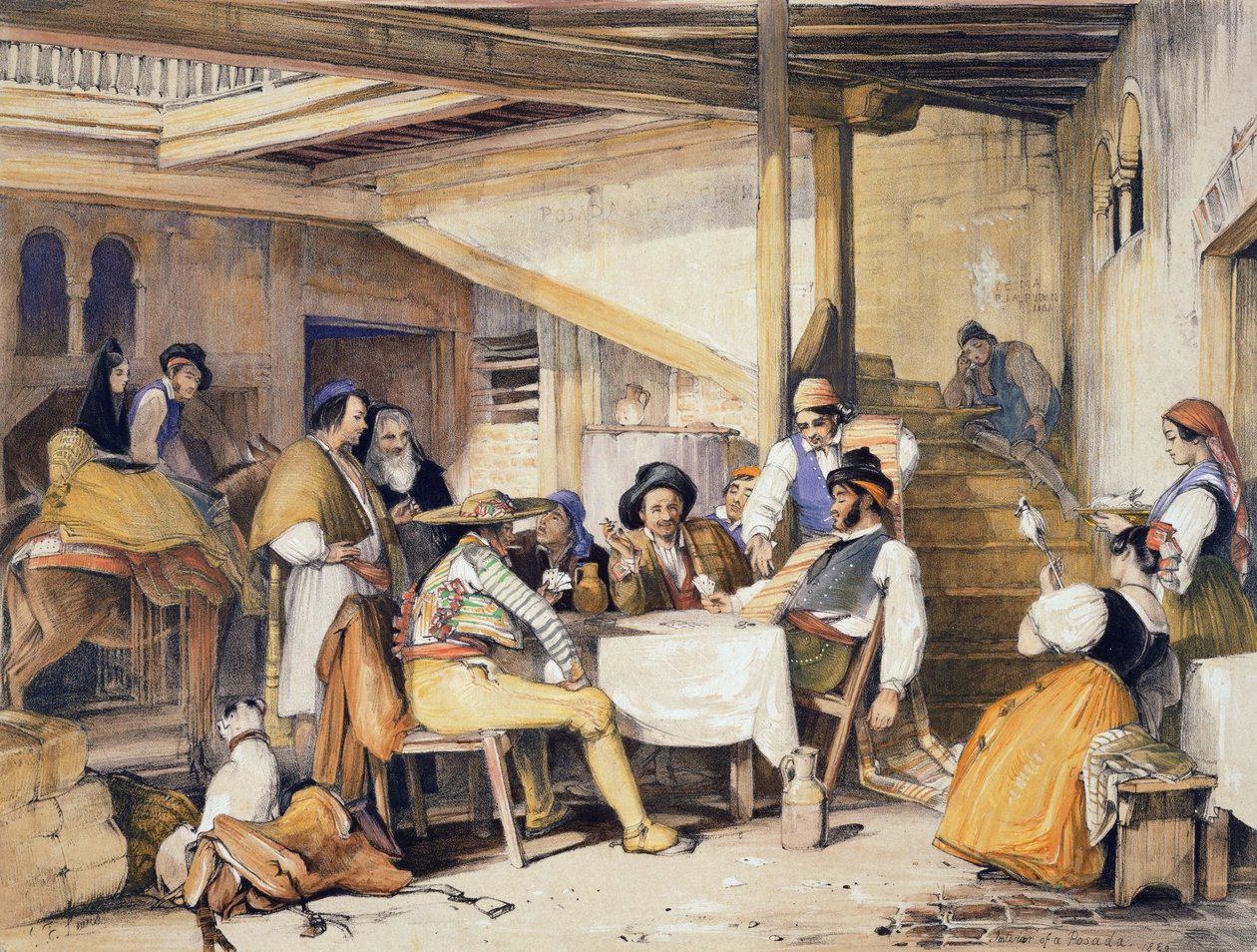 Interno di una posada, da 