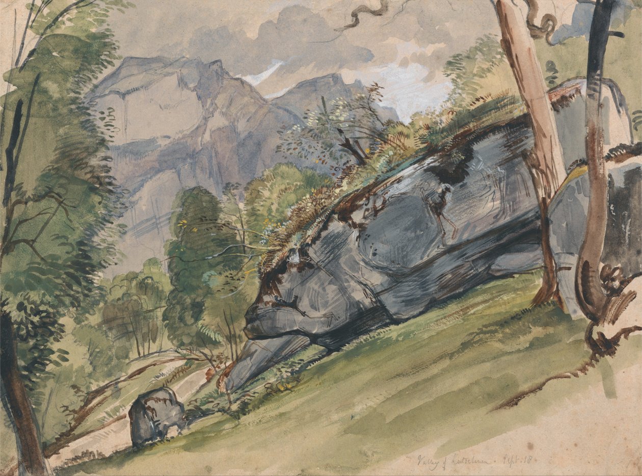 La valle di Lutscheuen da John Frederick Lewis