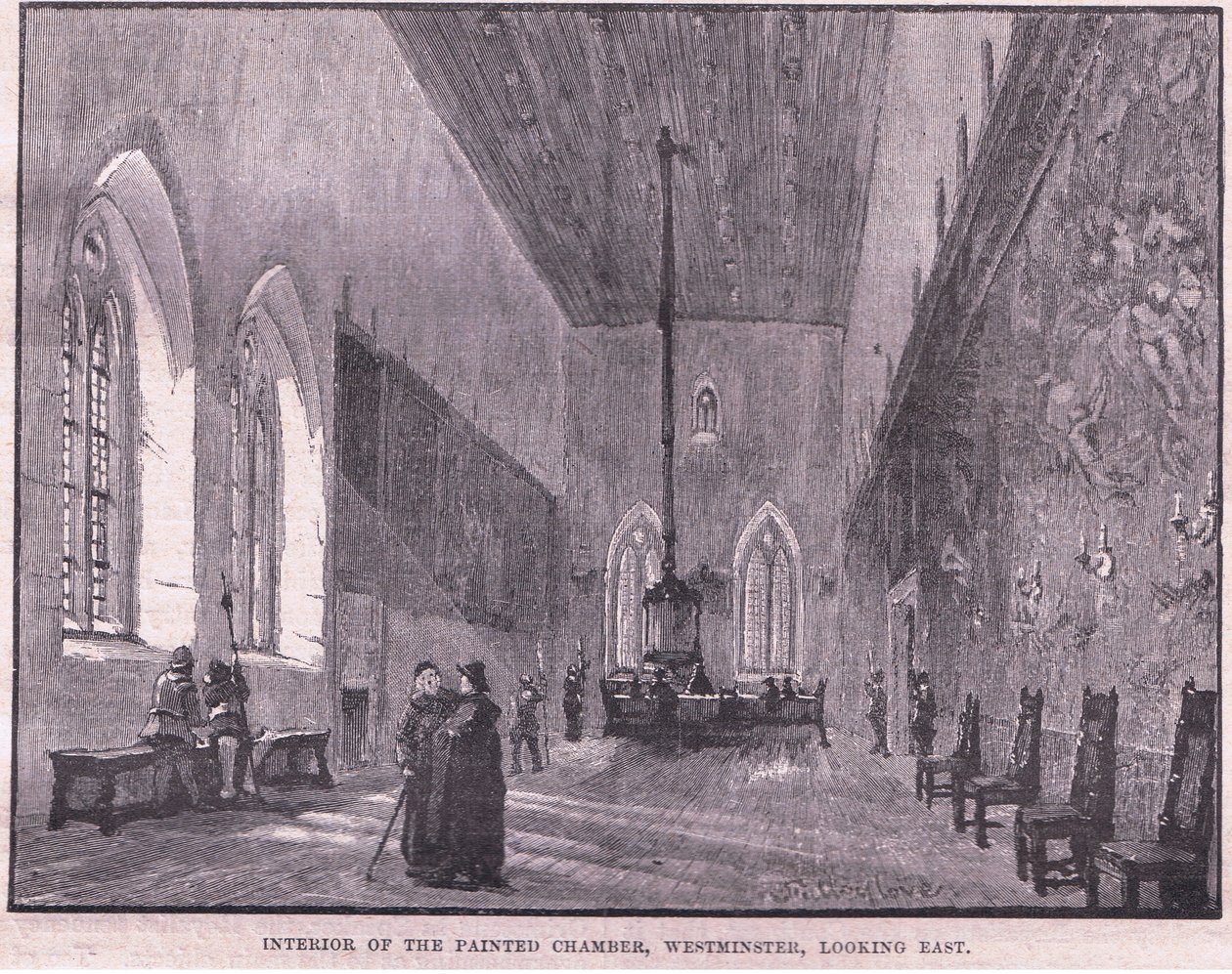 Interno della camera dipinta, Westminster da John Fulleylove