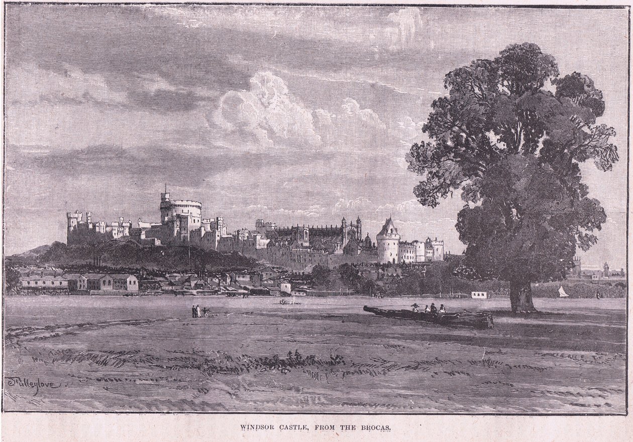 Castello di Windsor dal Brocas da John Fulleylove