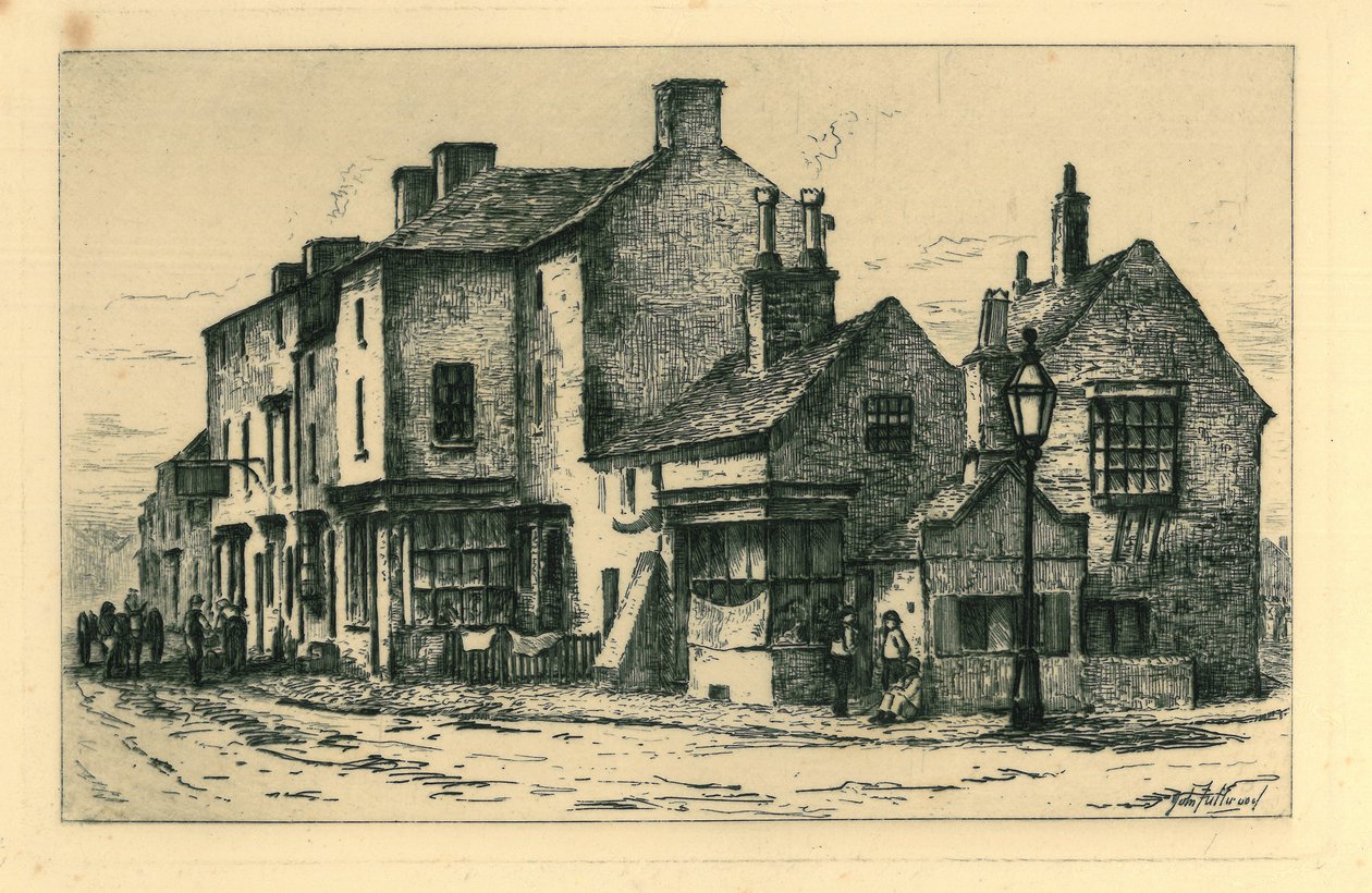 Vecchi edifici di Walsall (chiamato Town