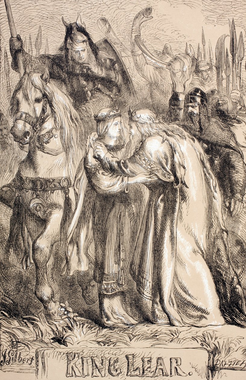 Re Lear, 1890 da John Gilbert