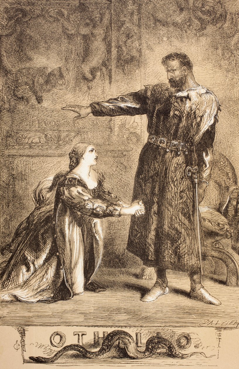 Otello, 1890 da John Gilbert