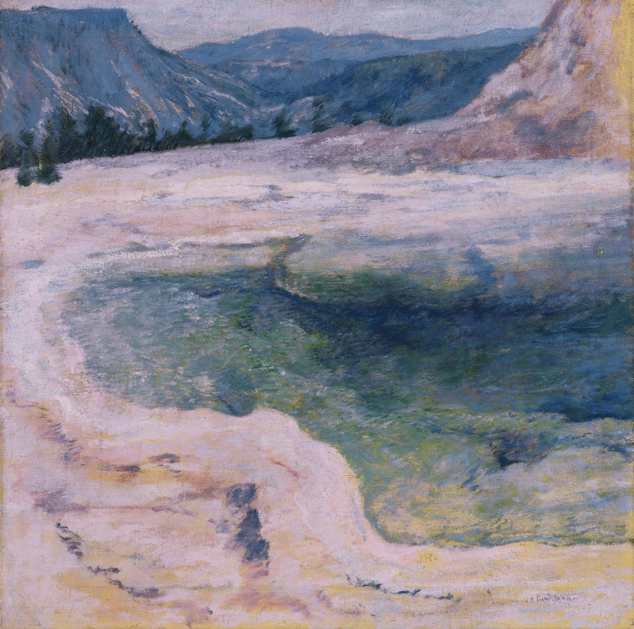 La piscina di smeraldo da John Henry Twachtman