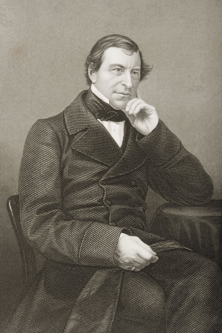Frederick Thesiger (1794-1878) 1° Lord Chelmsford, inciso da D.J. Pound da una fotografia, da 